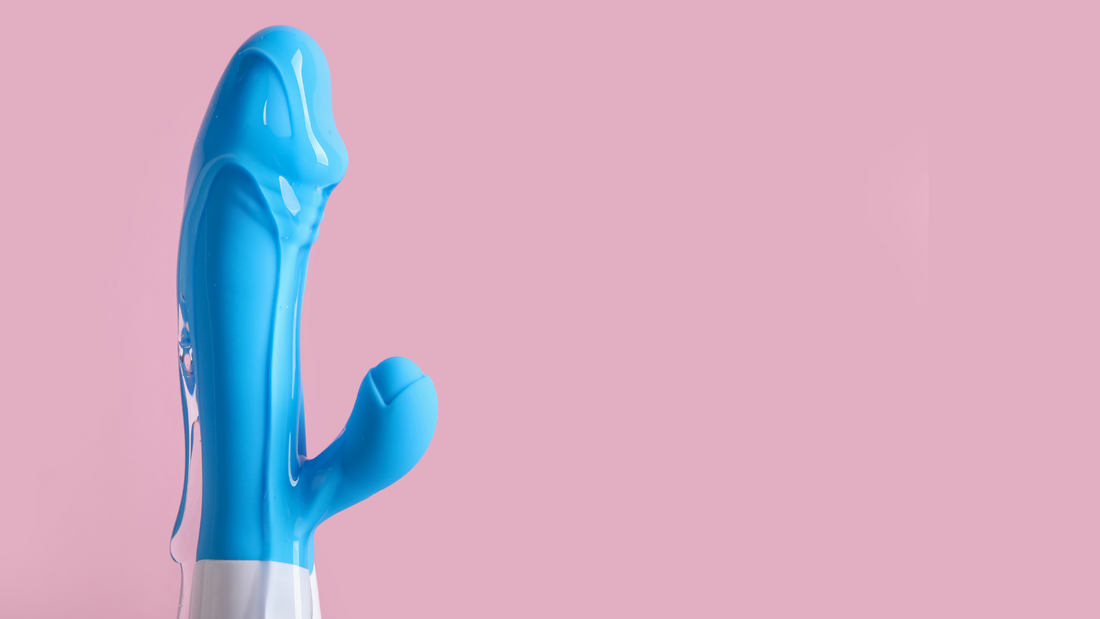 Image of Lubricant running down a sex toy