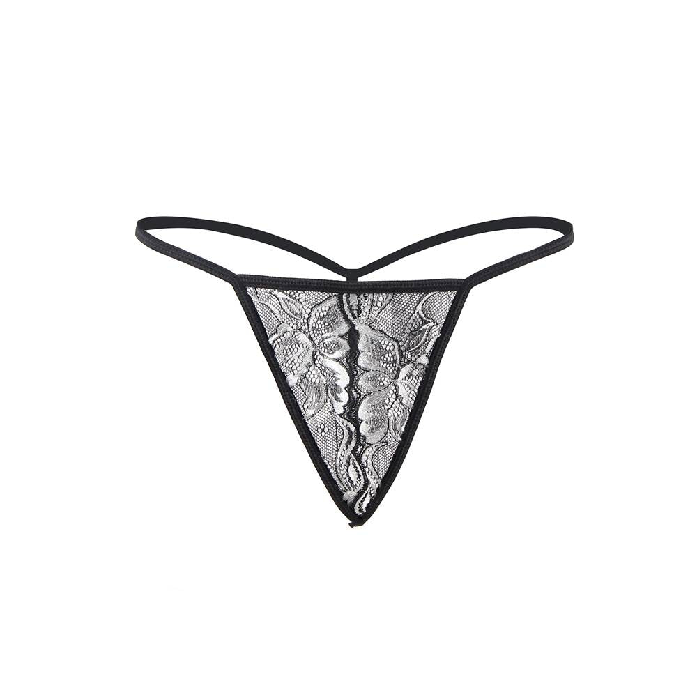 Loveangels 3 Piece Open Bust Bra And Garter Panty Set