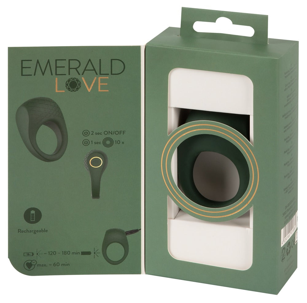 Emerald Love Luxurious Vibrating Cock Ring