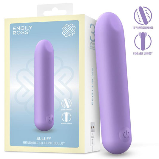 Engily Ross Sulley Bendable Liquid Silicone Bullet Vibrator