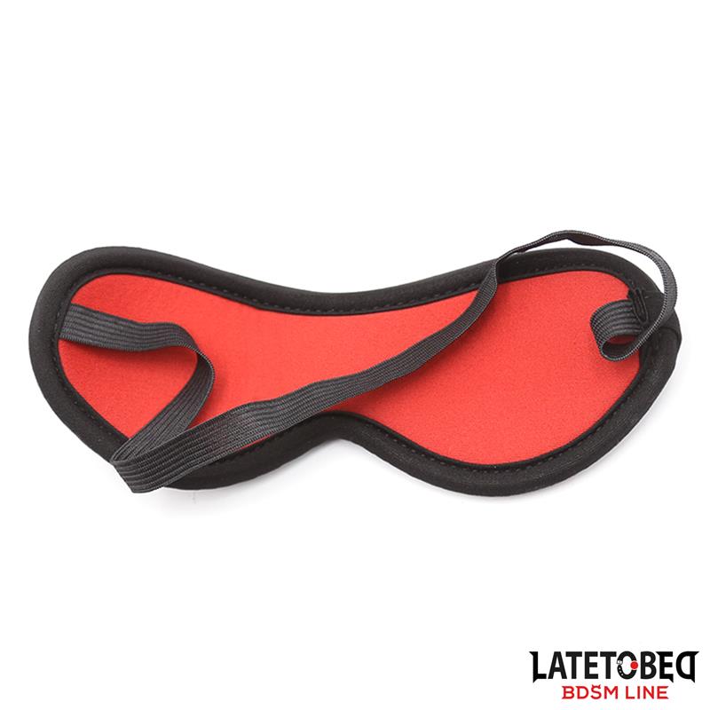Late To Bed Bed Bondage Kit With Blindfold