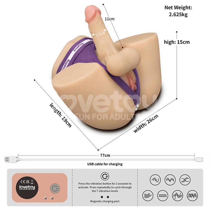 Lovetoy Streetgirls Dual Motor Pulse Masturbator