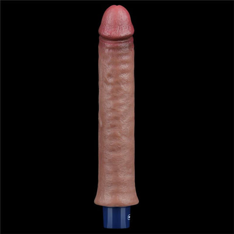 Lovetoy 9.5 Inch Realistic Softie Rechargeable Silicone Dildo Vibe