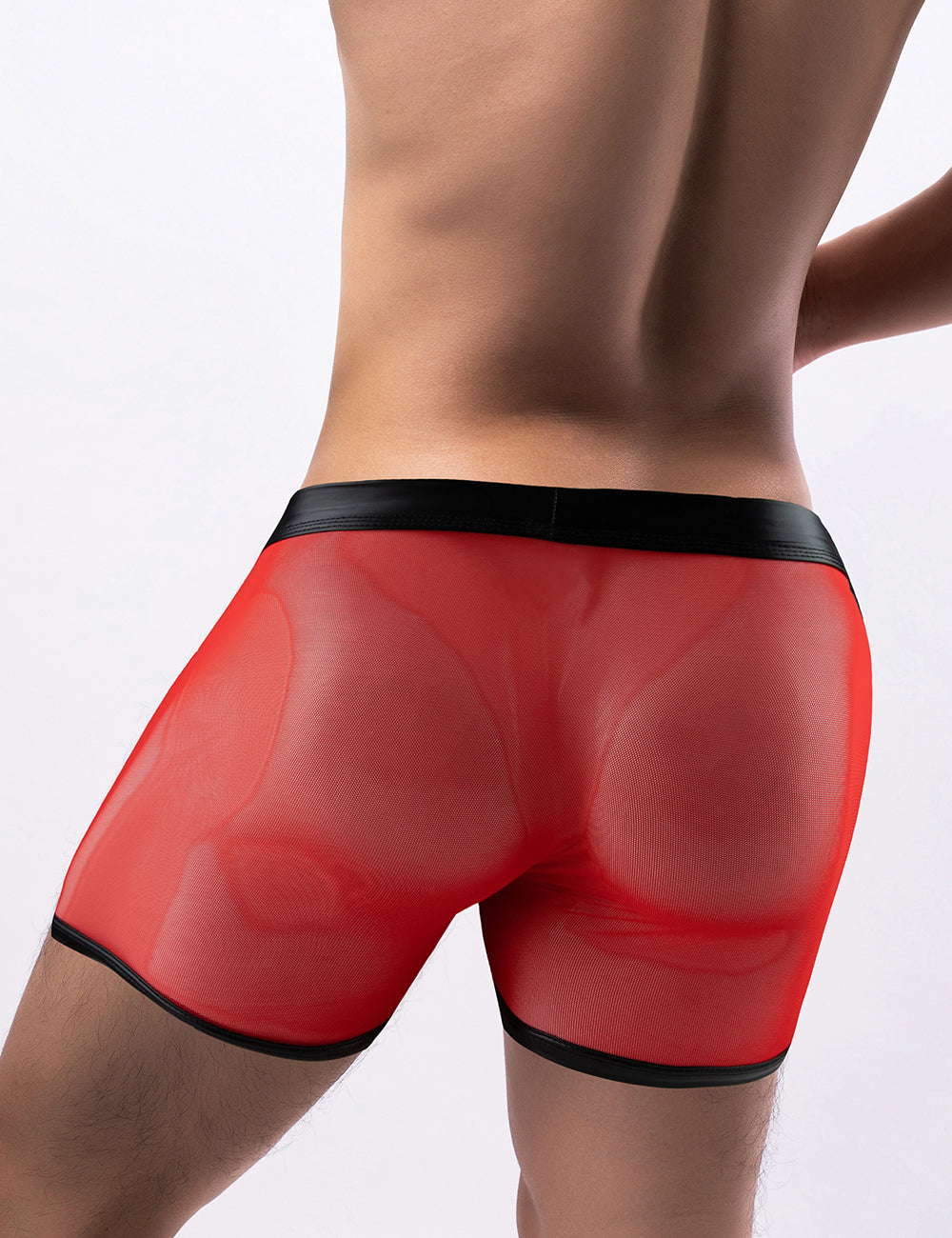Loveangels Men's Mesh Trunks With Openable Pouch