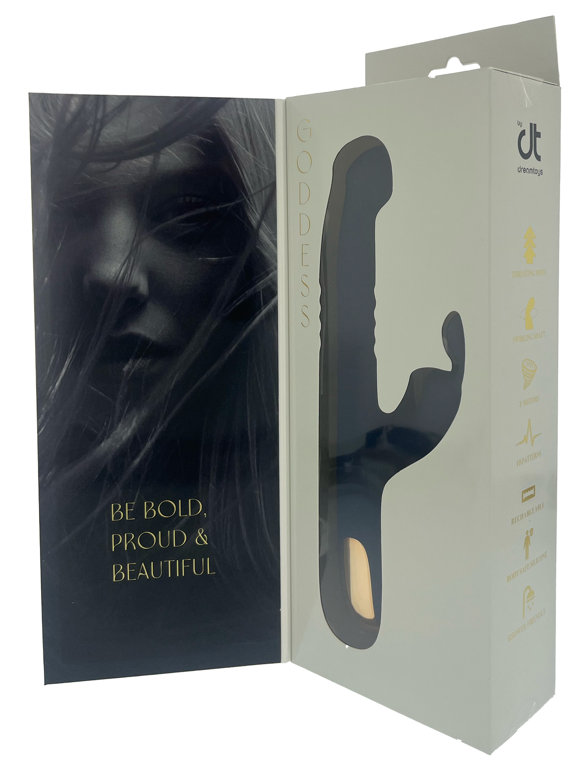 DreamToys Goddess Collection Phaedra Up And Down Rabbit Vibrator