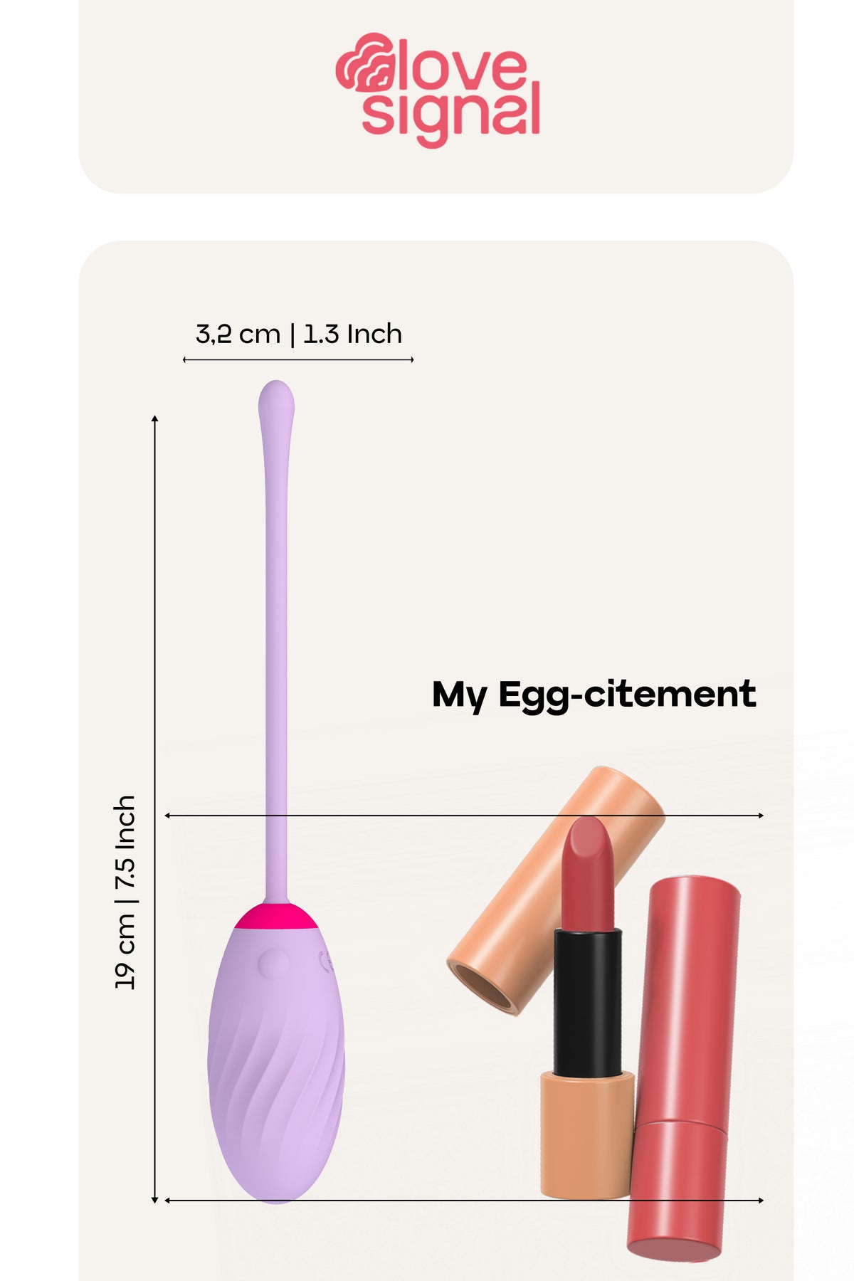 DreamToys Love Signal Eggcitement Vibrating Love Egg With Remote