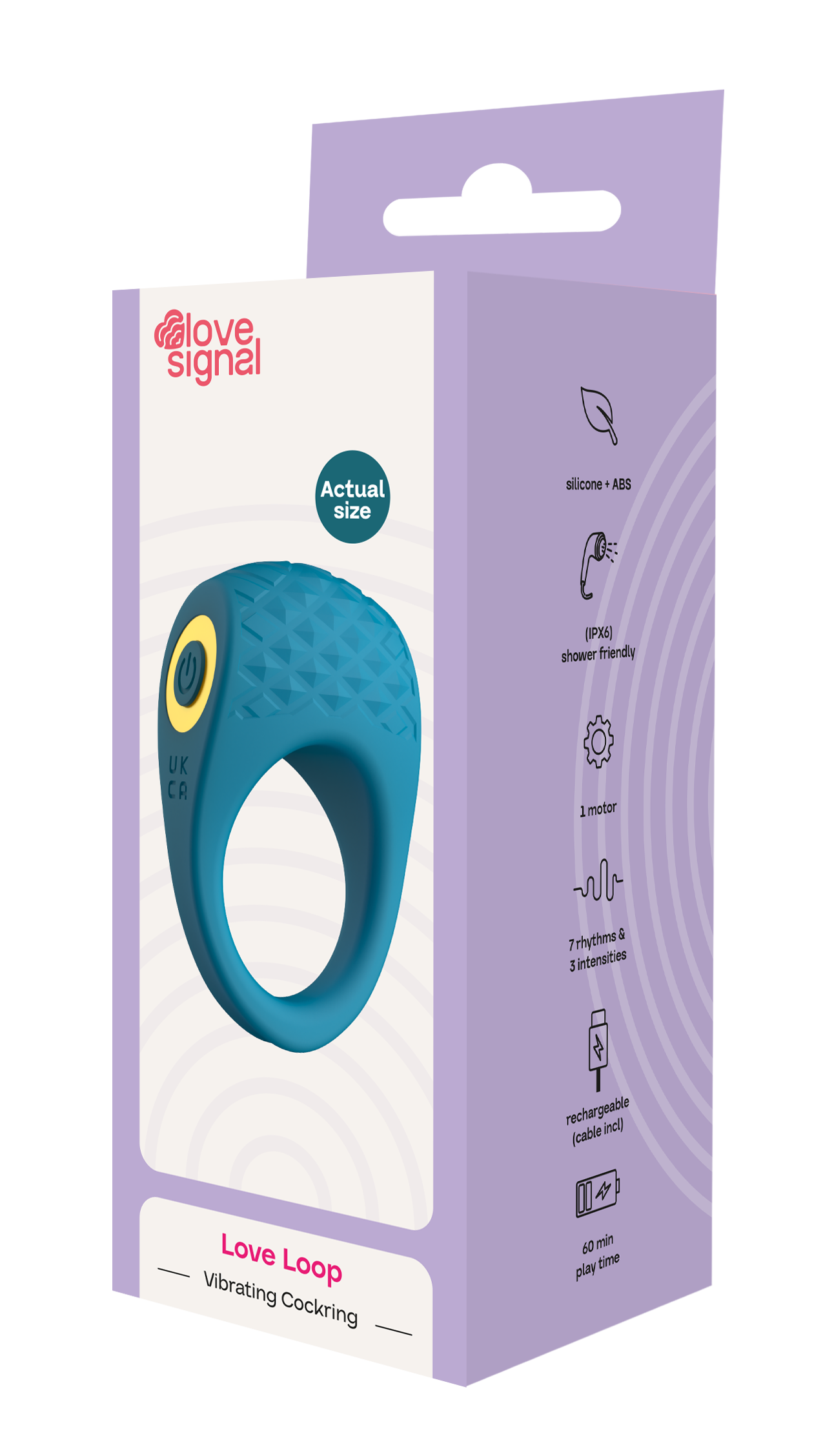 Love Signal Love Loop Vibrating Cock Ring
