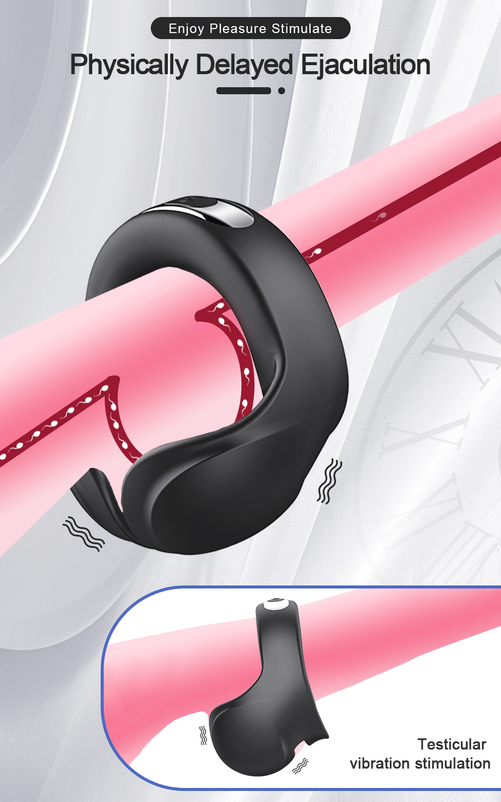 Loveangels Vibrating Scrotum Teaser with Remote Control