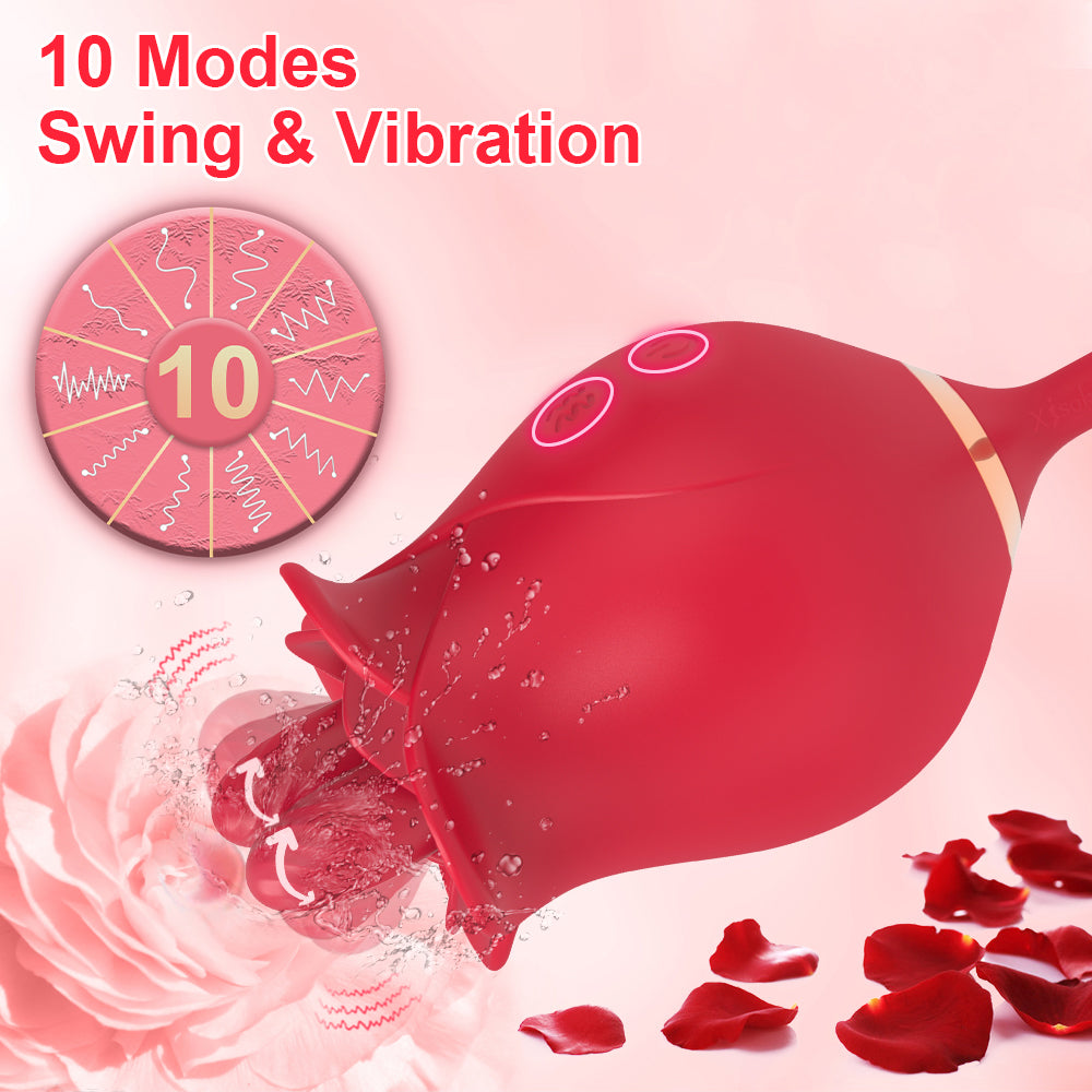 Loveangels Stimulating Rose With Vibrating Thruster