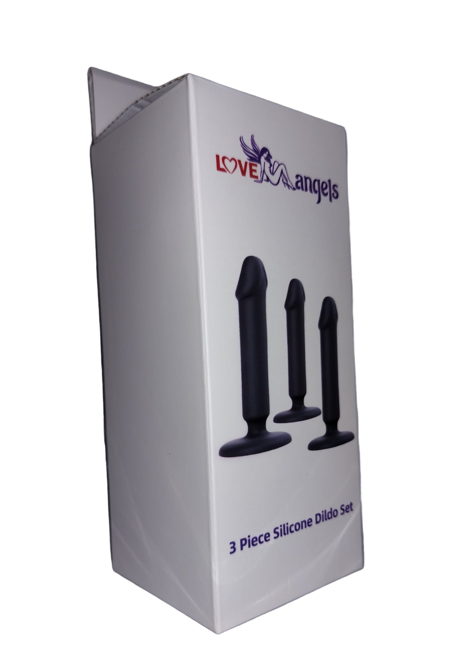 3 Piece Silicone Dildo Pack box