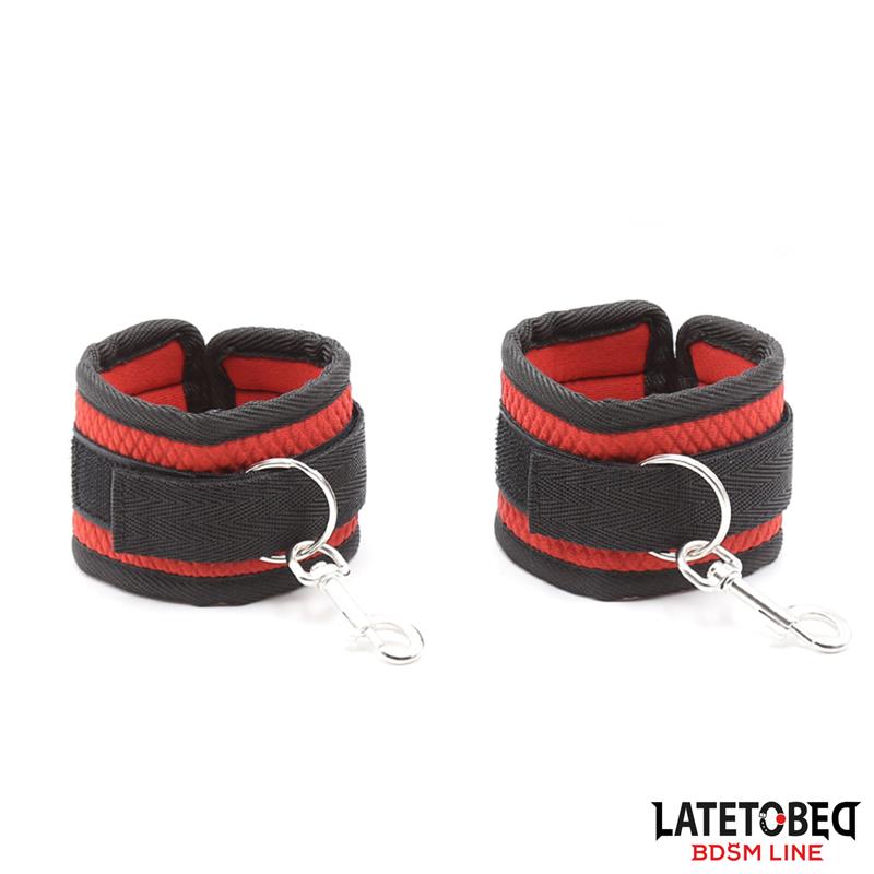 Late To Bed Bed Bondage Kit With Blindfold
