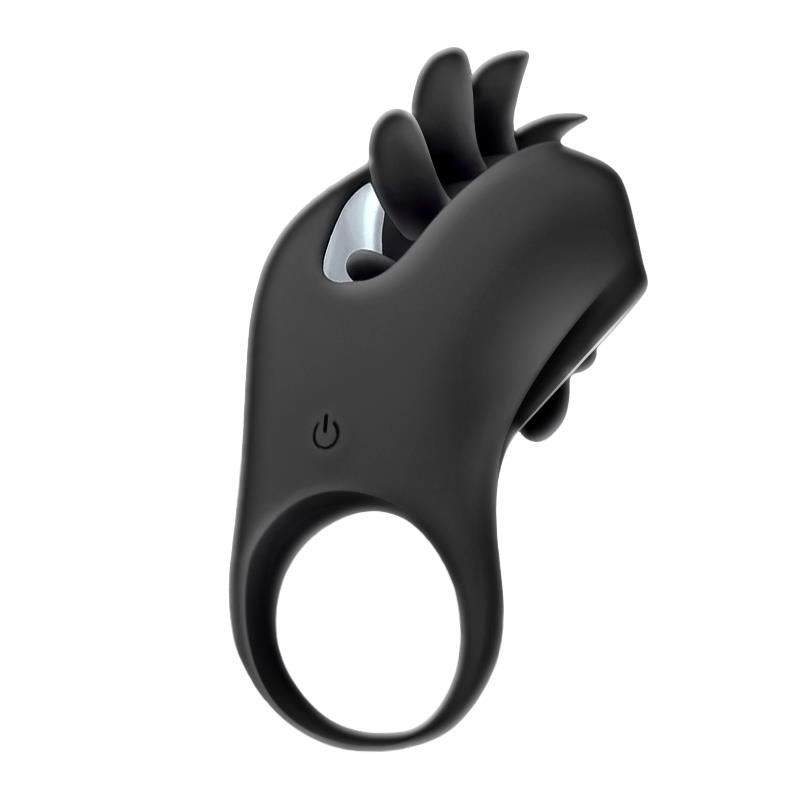 Action Rower Vibrating Ring With Rotating Tongue