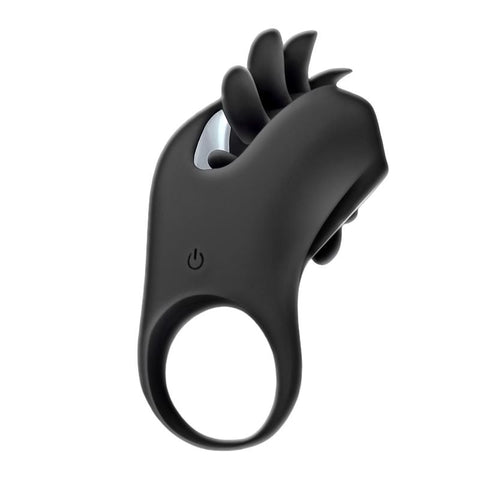Action Rower Vibrating Ring With Rotating Tongue
