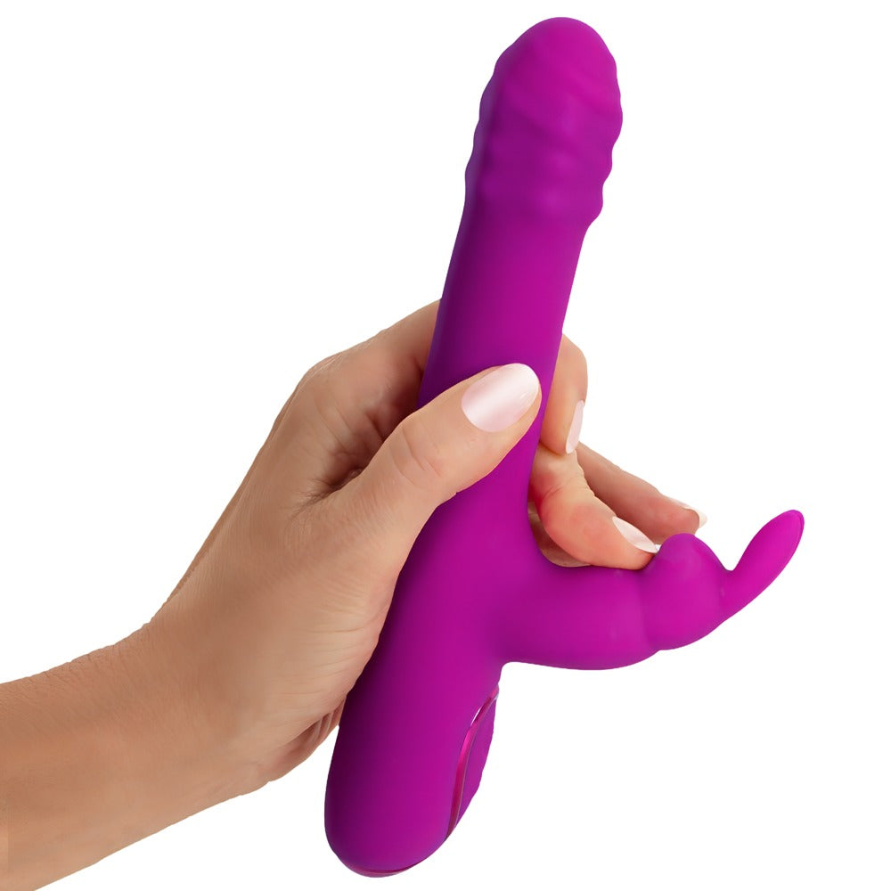 Sweet Smile Rabbit Vibrator With Rotation And Thrusting