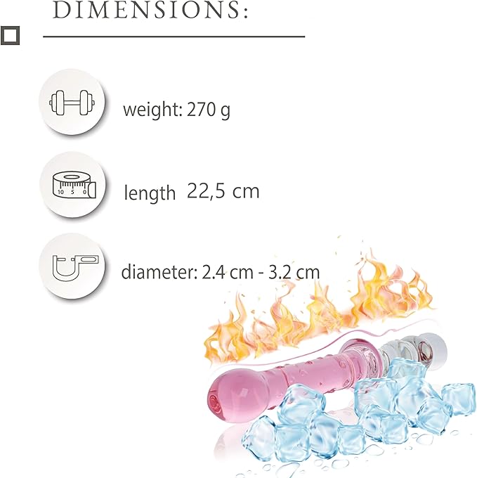 Loveangels Tempered Glass Double Ended Sword Dildo