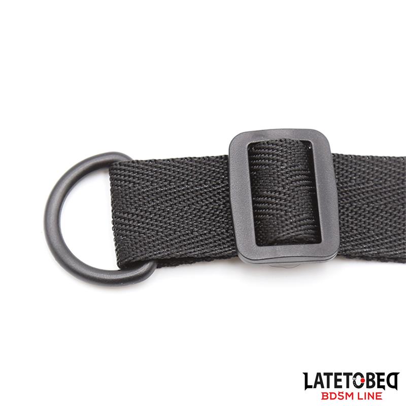 Late To Bed Bed Bondage Kit With Blindfold