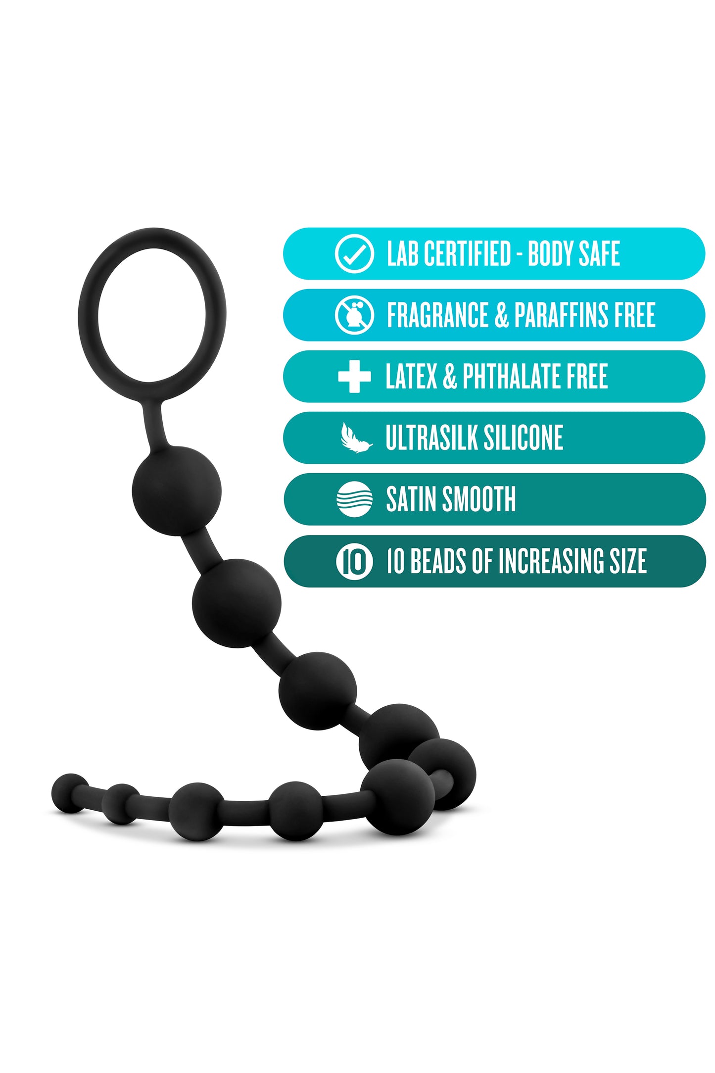 Anal Adventures Platinum Anal Beads characteristics
