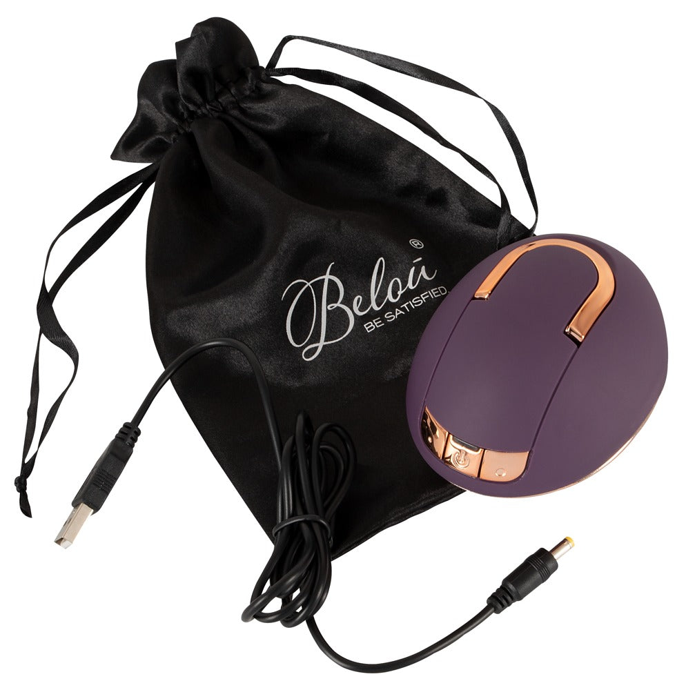 Belou Rotating Vulva Massager with bag and charger
