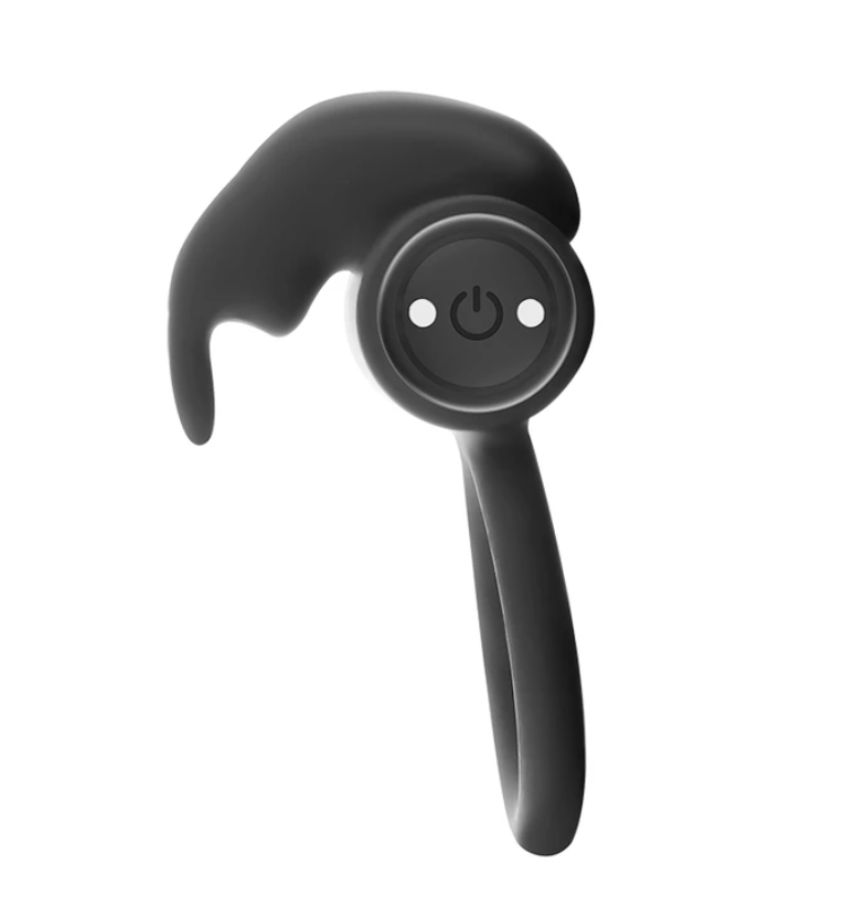 Black&Silver - Vibrating Burton Cockring