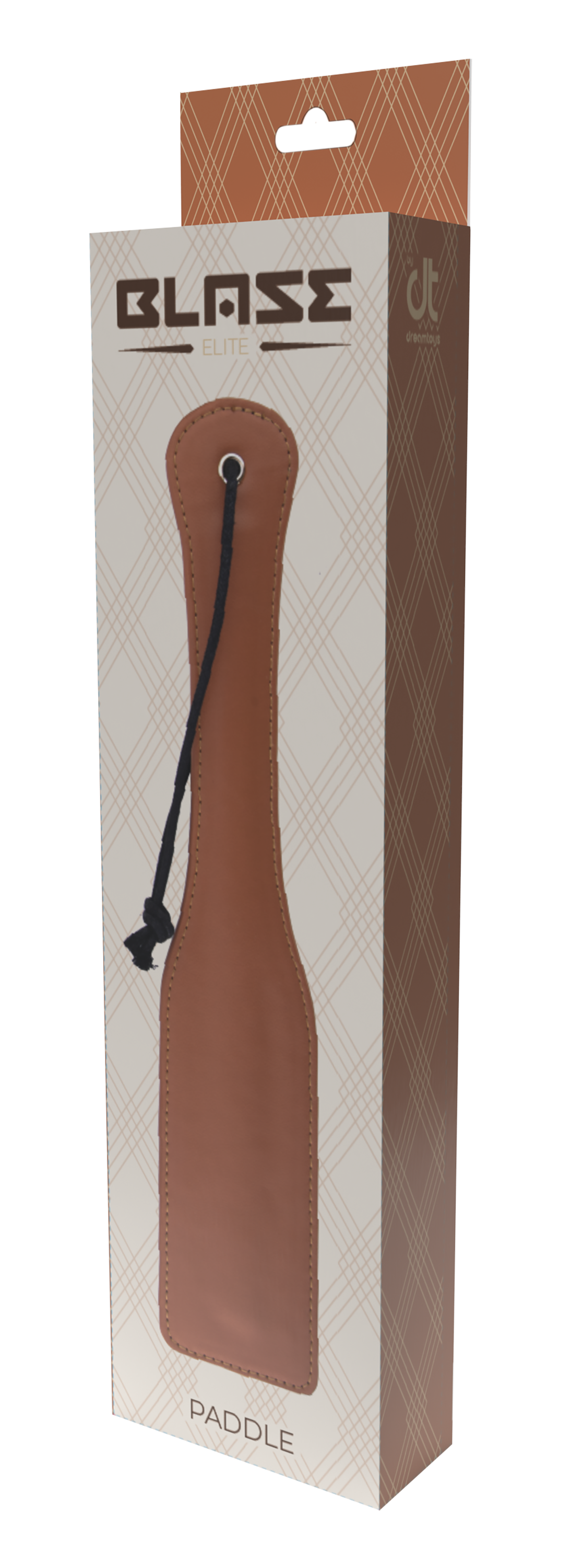 Blaze Elite Cognac Vegan Leather Paddle box