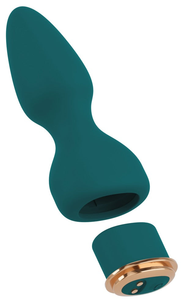 Couples Choice Remote Control Mini Vibrator with 4 Attachments Butt Plug with Vibrator Attachment