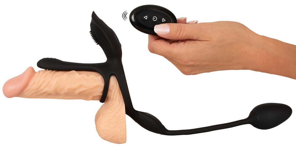 Couples Choice Remote Control Multi Function Vibrator in use