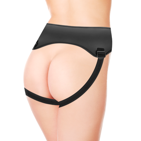 Cyber Silicock Strap On Harness With 3 Rings back
