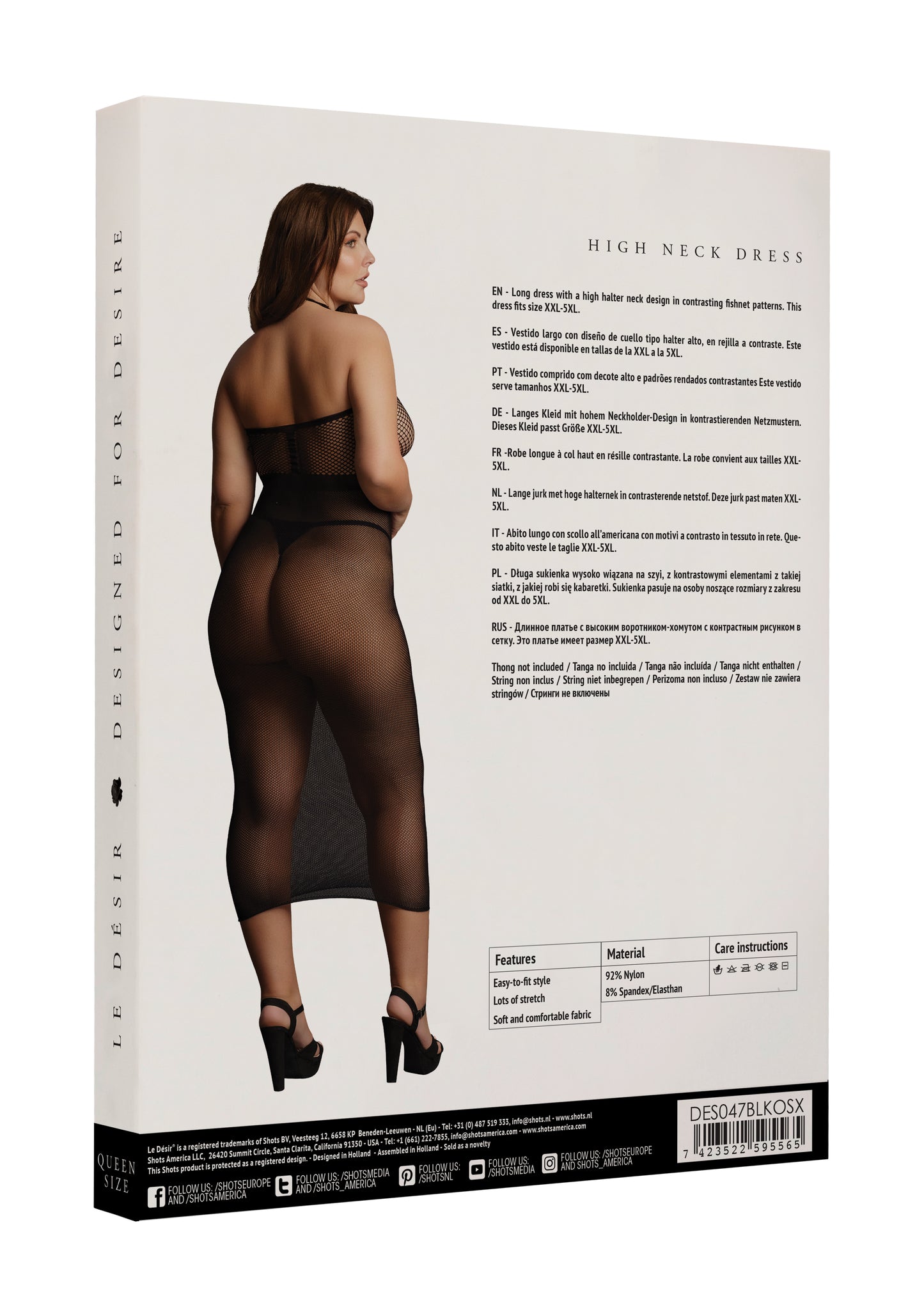 Le Désir - High Neck Dress