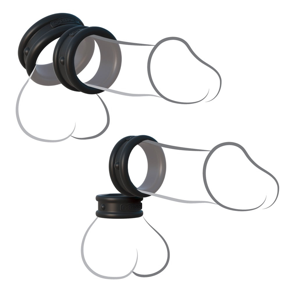 Fantasy C-Ringz Max Width Silicone Rings use diagram