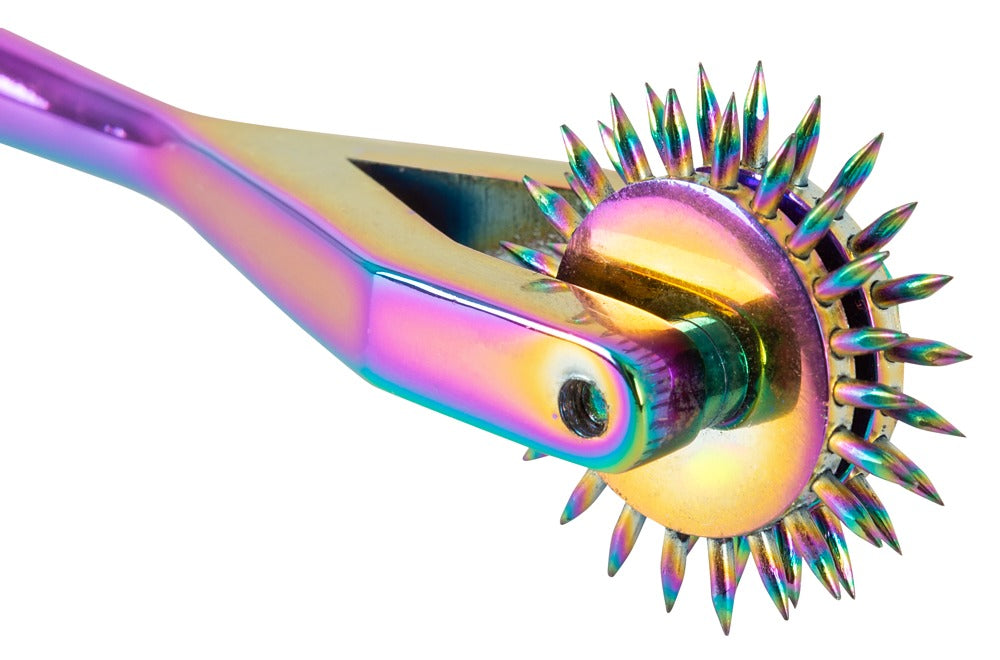 Fetish Collection Rainbow Double Pinwheel closeup