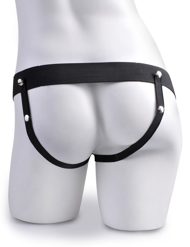 Fetish Fantasy Series 9 Inch Hollow Squirting Strap-On back of harness
