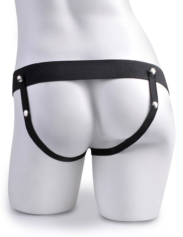 Fetish Fantasy Series 9 Inch Hollow Squirting Strap-On back of harness