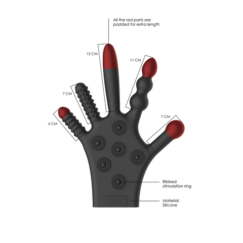 Fist It Silicone Stimulation Glove features