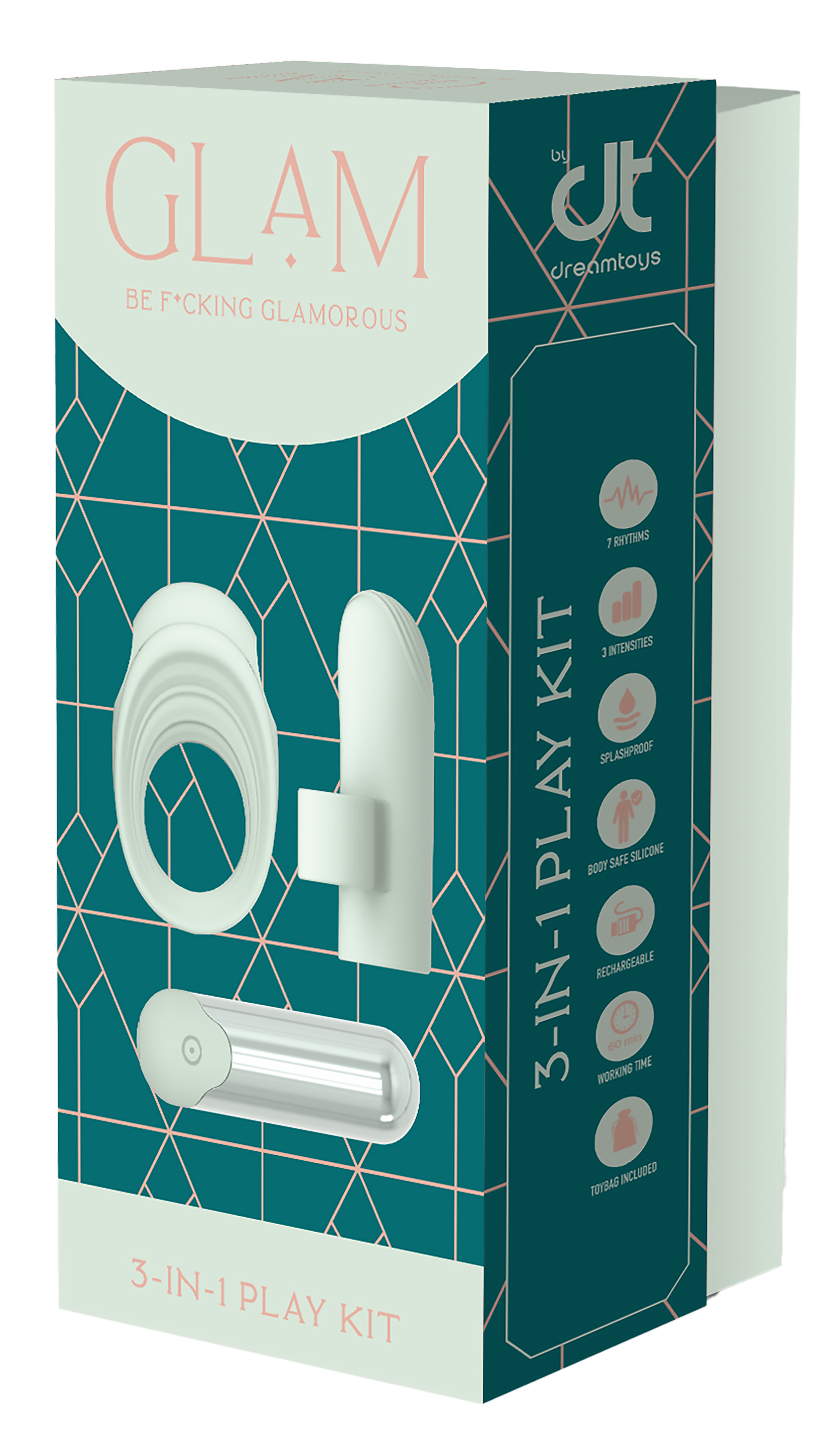Glam 3 in 1 Play Kit box