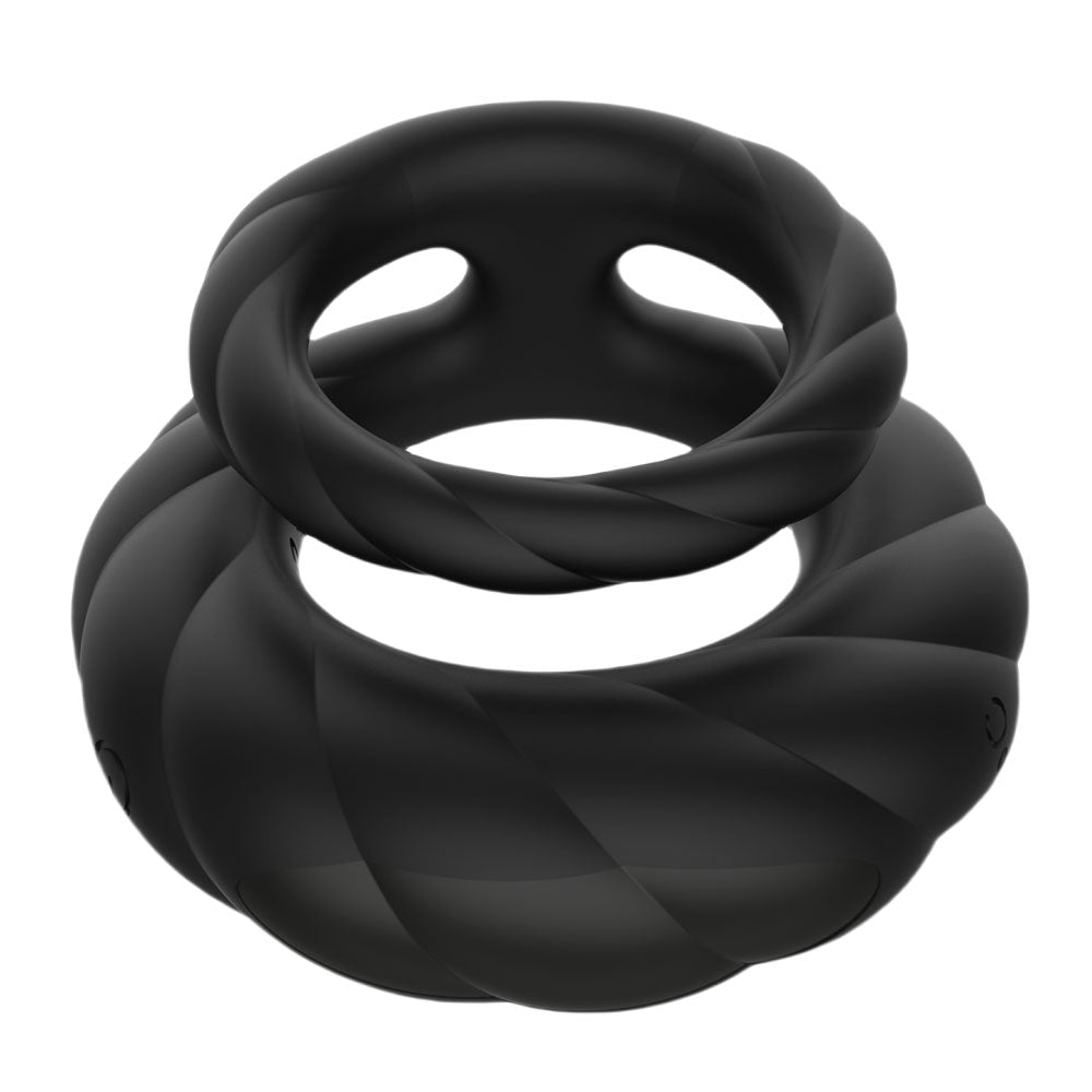 Loveangels App Control Silicone Double Ring