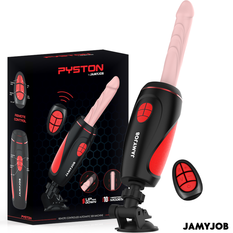 JamyJob Pyston with box and remote