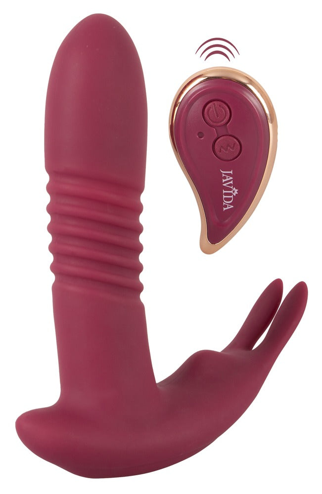 Javida 3 Function Vibrator With Thrusting And Rotation with remote