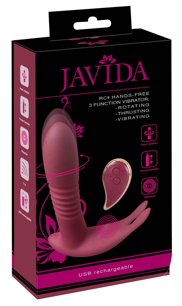 Javida 3 Function Vibrator With Thrusting And Rotation box