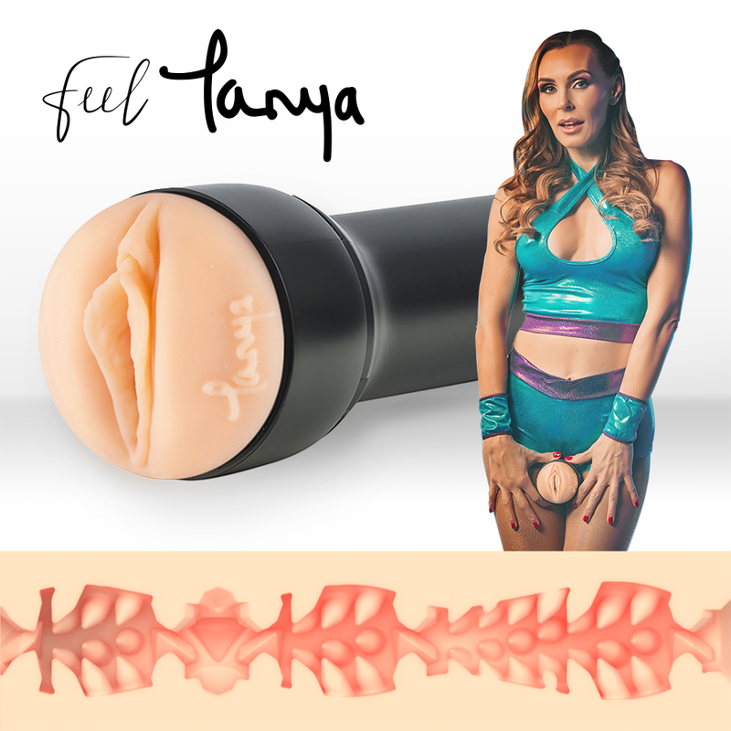 Kiiroo Feel Stars Collection Tanya Tate with model and texture