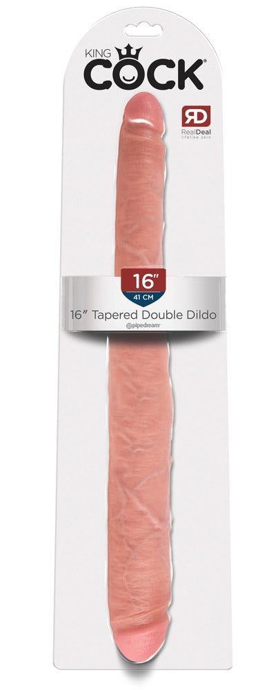 King Cock 16" Tapered Double Dildo package