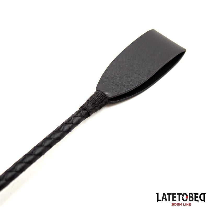 LATETOBED BDSM LINE Classic Whip Silver Details closeup