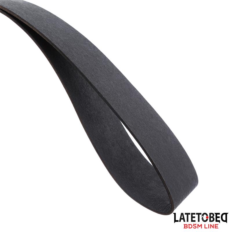Late To Bed PU Paddle With Wooden Handle closeup