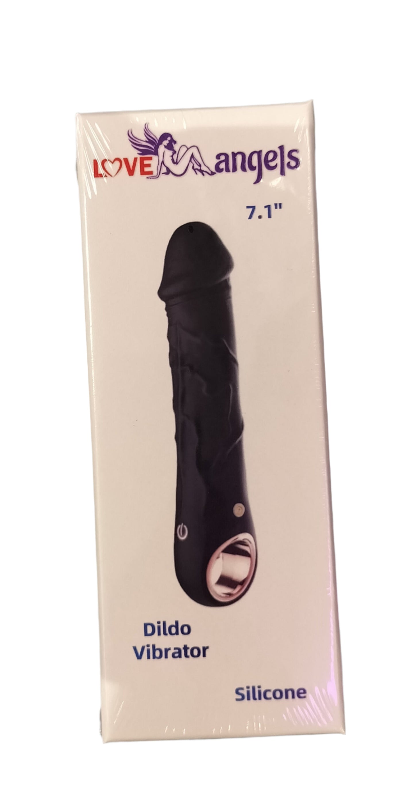 Loveangels Rechargeable Black Stiffy 7.1" box
