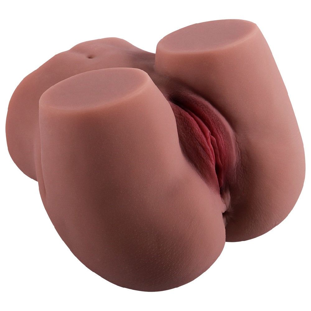 Loveangels 2.5kg Brown TPE Realistic Booty Masturbator Lying down