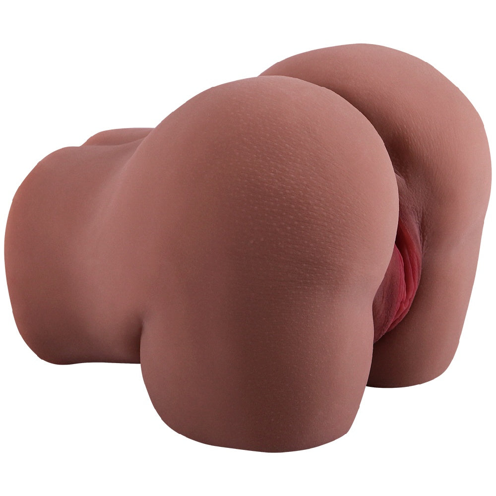 Loveangels 2.5kg Brown TPE Realistic Booty Masturbator Side View