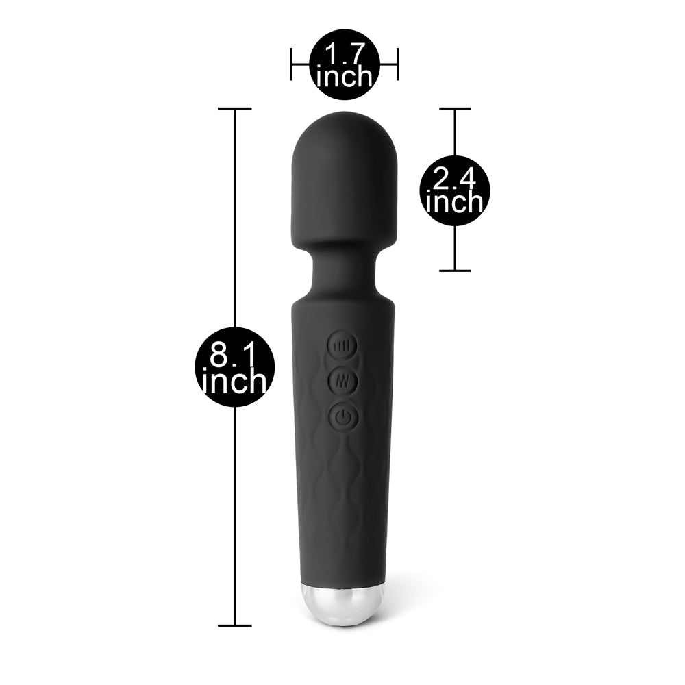 Loveangels 20 Pattern Small Black Wand size