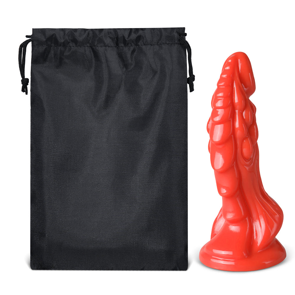 Loveangels 7.5" Red Hell Monster Dildo with Bag