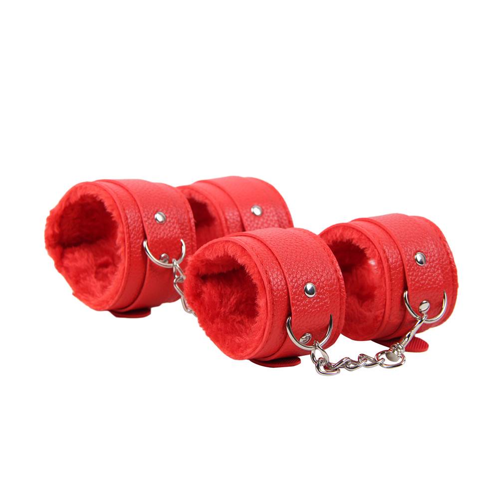 Loveangels Beginner's Bondage Set red cuffs