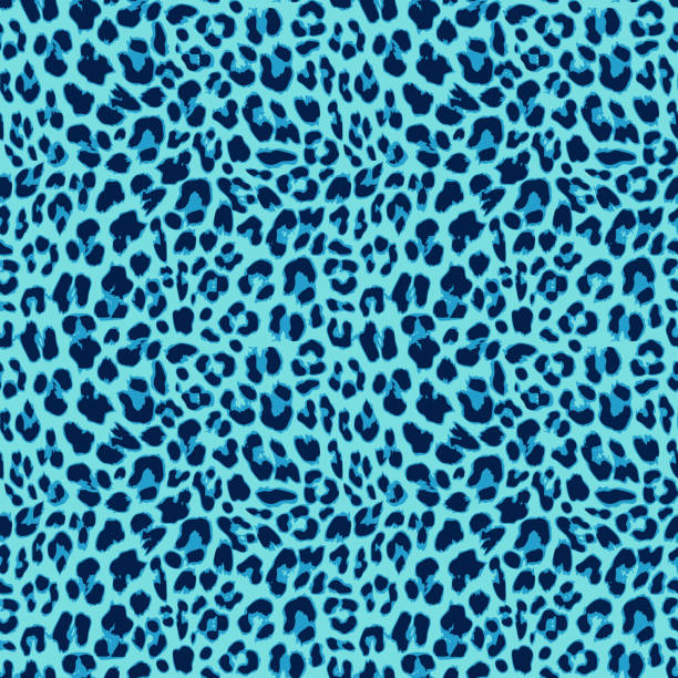Loveangels Cheetah Print Ball Gag blue
