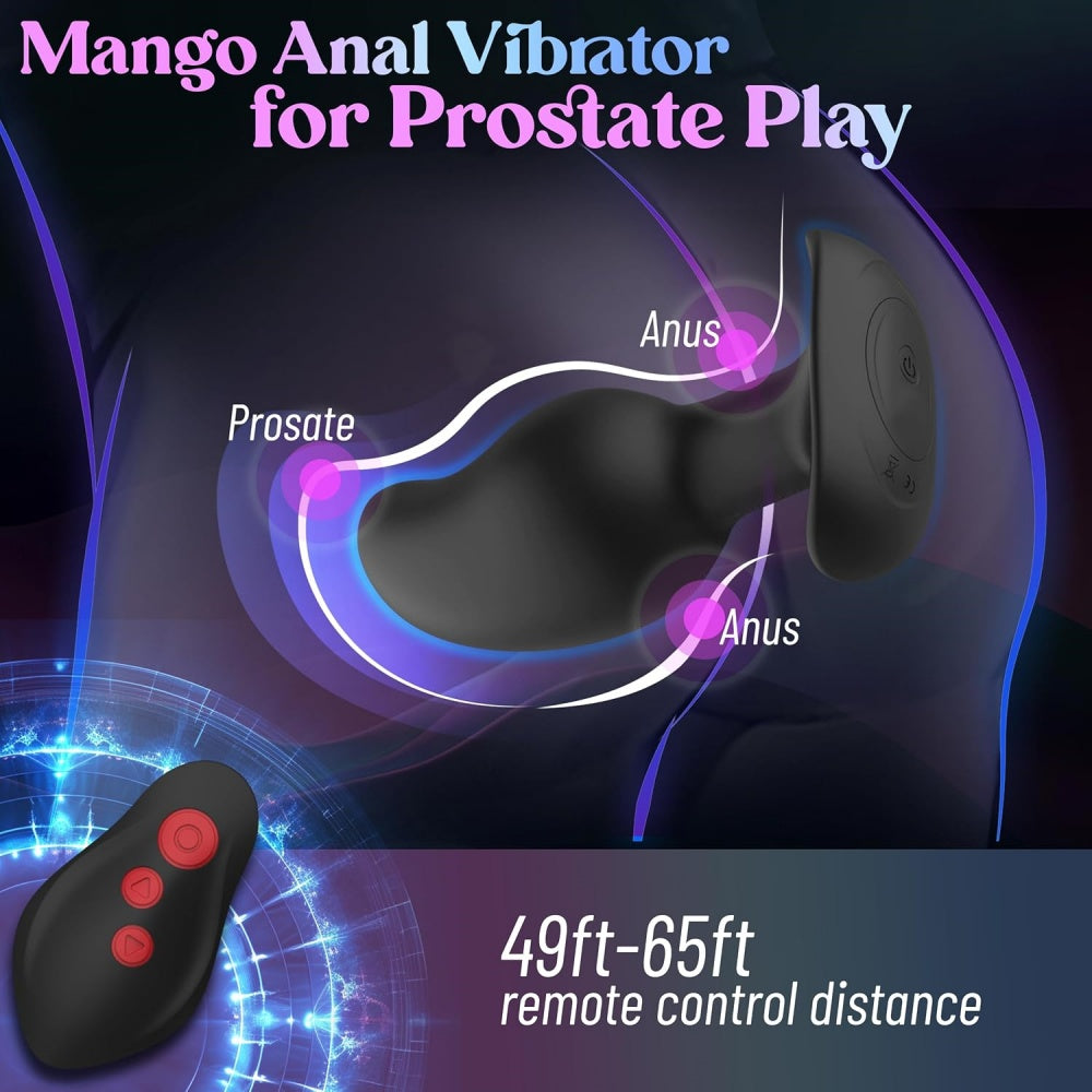 Loveangels Electro Stim Butt Plug With Remote Distance